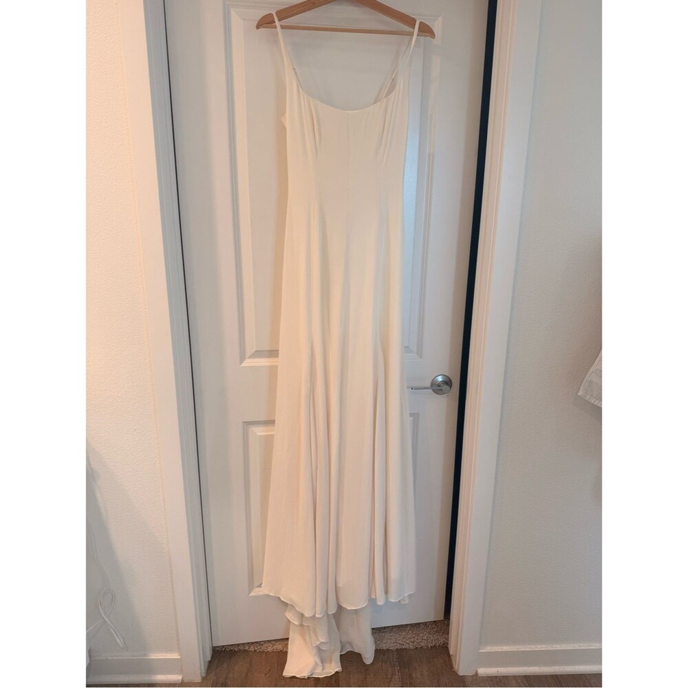 New Reformation Sirinda fior di latte Dress Elegant Ivory bridal dress, max gown - Picture 7 of 16